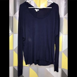 Long sleeve cotton tee